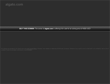 Tablet Screenshot of algato.com